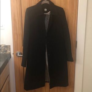 J.Crew black wool winter coat